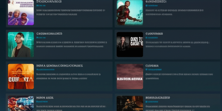 Curadores Steam Página de curadores Steam mostrando diferentes perfis e recomendações.