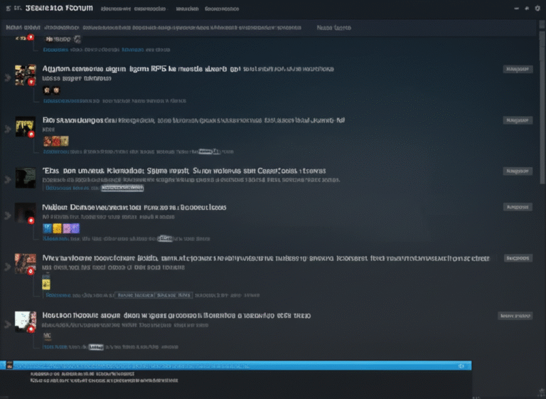 Comunidades Steam Captura de tela de um fórum de discussão do Steam com jogadores trocando recomendações de jogos.