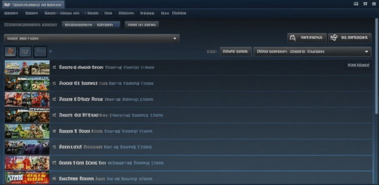 Ferramentas de Busca da Steam para Ofertas Print da tela da Steam mostrando filtros de preço e categoria