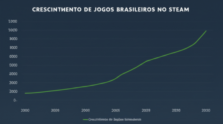 Crescimento do Mercado de Jogos Brasileiro Crescimento do mercado de jogos brasileiro no Steam