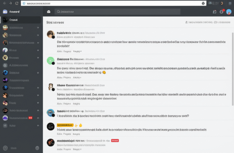 Game Community Engagement Screenshot of a game's Discord server